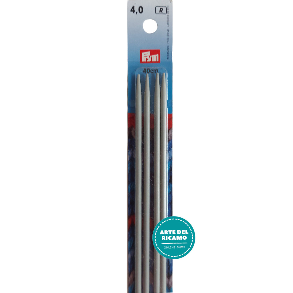 Prym - Aluminium 4 Double-Pointed and Glove Knitting Pins  - 40 cm - 4,00 mm